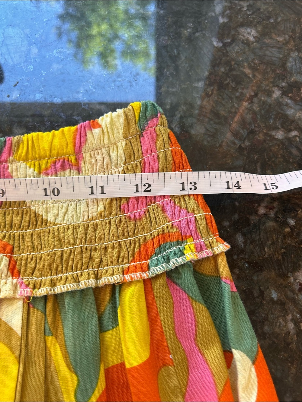 True Destinations Super Wide Leg Retro Palazzo Pants. Resort wear. Maximalist. L - Picture 7 of 9